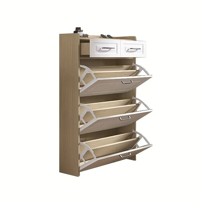 Rangement pour chaussures peu encombrant ⭐️ Meuble d'entrée élégant (2 achetés, 1 offert)